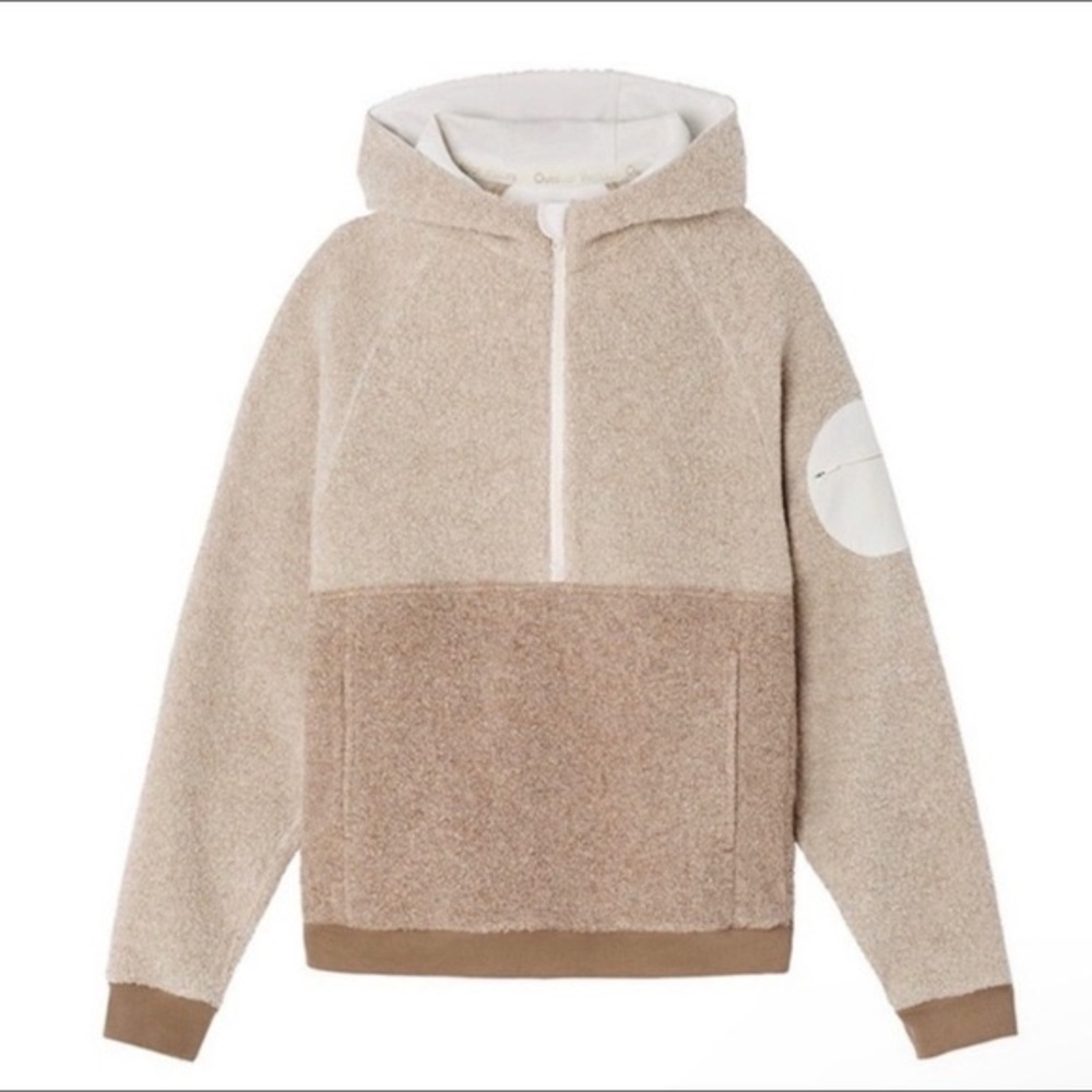 Outdoor Voices Megafleece 1/2 Zip Oatmeal Women’s XL
